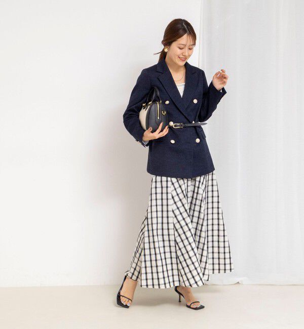 NOLLEY'S「ウォッシャブルフレアマキシスカート」|フレア|