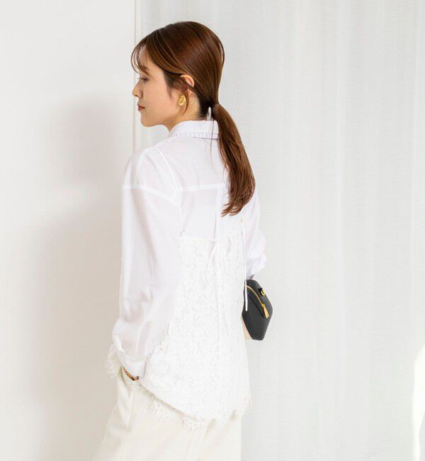 NOLLEY'S「ウォッシャブルレイヤード2WAYカラーシャツ」|シャツ・ブラウス|