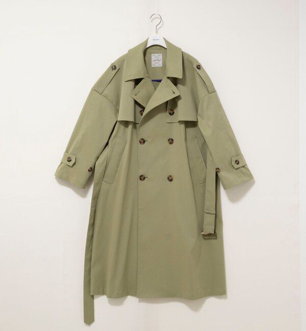 NOLLEY'S「NMPウォッシャブルロングトレンチコート」|トレンチコート|