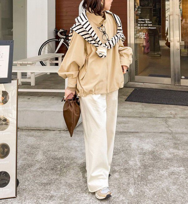 NOLLEY'S「NMPウォッシャブルスウィングトップブルゾン」|ブルゾン・スタジャン|