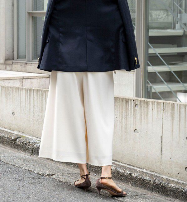 NOLLEY'S「ウォッシャブルクロップドワイドツイルパンツ」|その他|