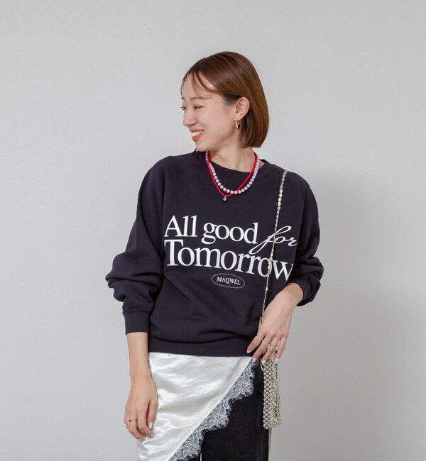 MAQWEL「【MAQWEL/マクウェル】《セットアップ対応》ウォッシャブルAgfT SWEAT」|スウェット・ジャージ|