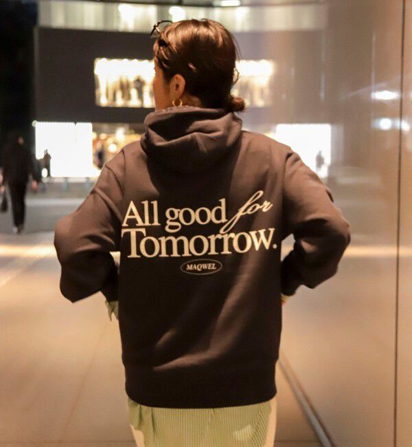 MAQWEL「【MAQWEL/マクウェル】《セットアップ対応》ウォッシャブルAgfT HOODIE」|パーカー|