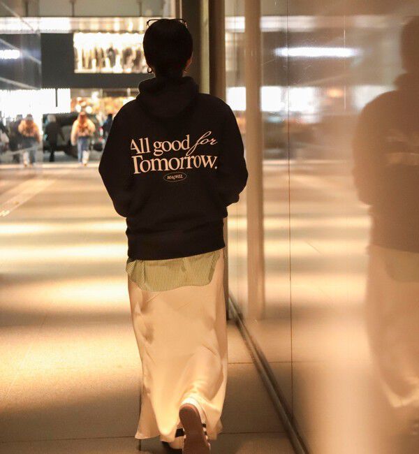 MAQWEL「【MAQWEL/マクウェル】《セットアップ対応》ウォッシャブルAgfT HOODIE」|パーカー|