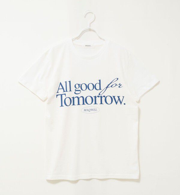 MAQWEL「【MAQWEL/マクウェル】ウォッシャブルAgfT T-SHIRT」|Tシャツ・カットソー|