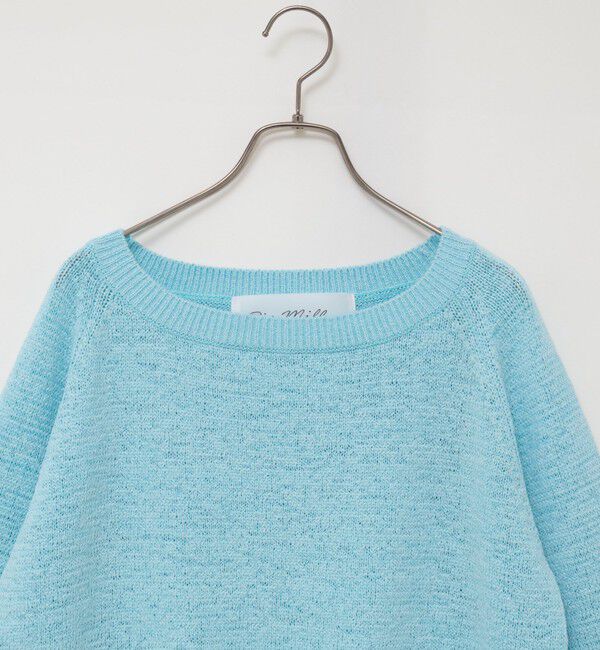 Rie Miller「《手洗い可能》ボートネックプルオーバーテープヤーン」|ニット・セーター|