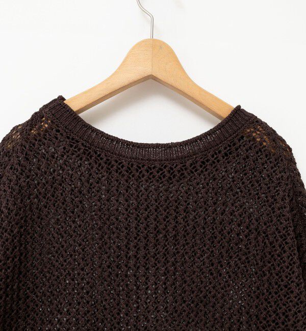 NOLLEY'S「《手洗い可能》ペーパーヤーンメッシュプルオーバー」|ニット・セーター|