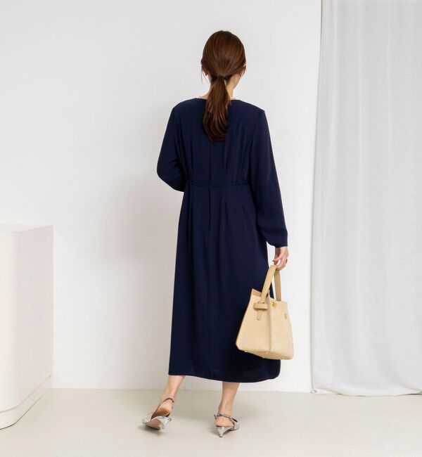 NOLLEY'S「ウォッシャブルウエストタックワンピース」|ワンピース|
