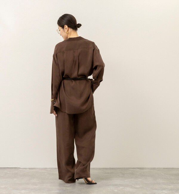 MAQWEL「《セットアップ対応》【MAQWEL/マクウェル】ウォッシャブルサテンパンツ」|その他|