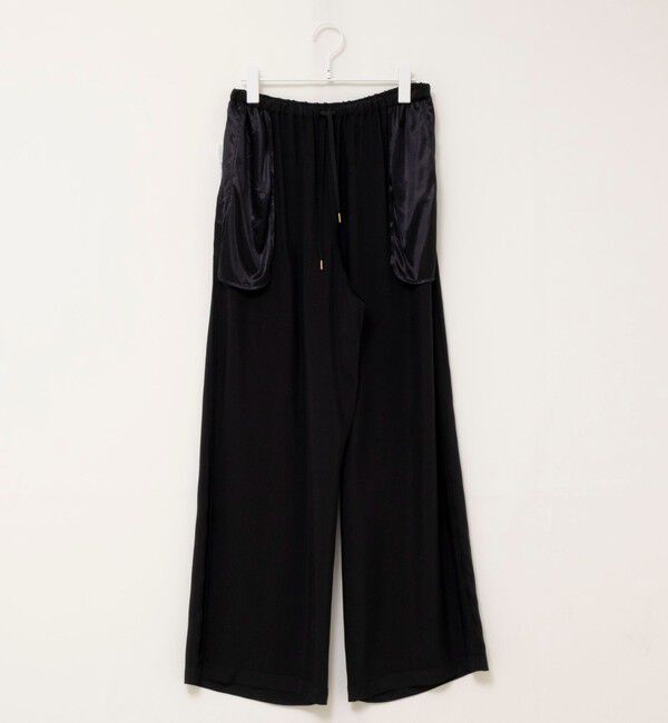 MAQWEL「《セットアップ対応》【MAQWEL/マクウェル】ウォッシャブルサテンパンツ」|その他|