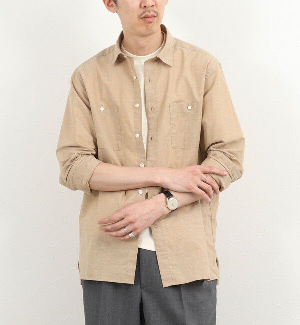 NOLLEY'S goodman「ダブルポケットオーバーシャツ 26SS」|シャツ・ブラウス|