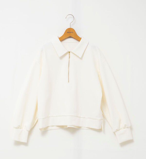 NOLLEY'S「ウォッシャブルダンボール襟付きプルオーバー」|スウェット・ジャージ|