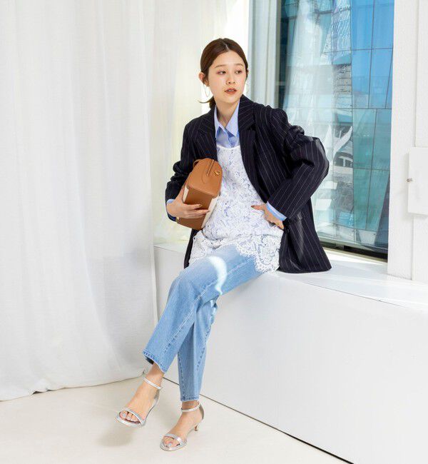 NOLLEY'S「ウォッシャブルレースビスチェ」|キャミソール|