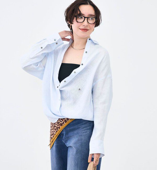 NOLLEY'S「MY STANDARD マルチWAYリネンシャツ」|シャツ・ブラウス|