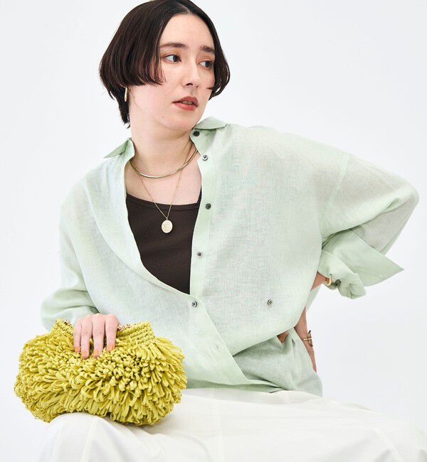 NOLLEY'S「MY STANDARD マルチWAYリネンシャツ」|シャツ・ブラウス|