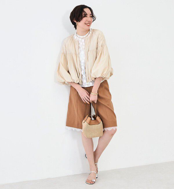 NOLLEY'S「ウォッシャブル撥水ポケッタブルボリュームブルゾン」|ブルゾン・スタジャン|