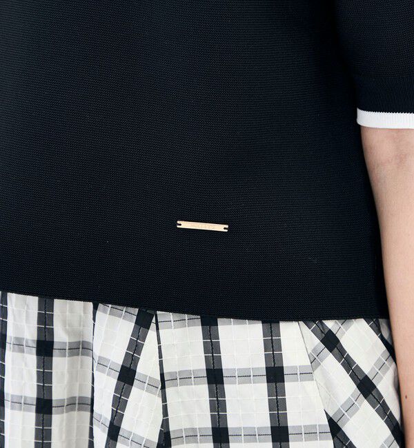 NOLLEY'S「《手洗い可能》ホールガーメントパフスリーブニットＴ」|ニット・セーター|