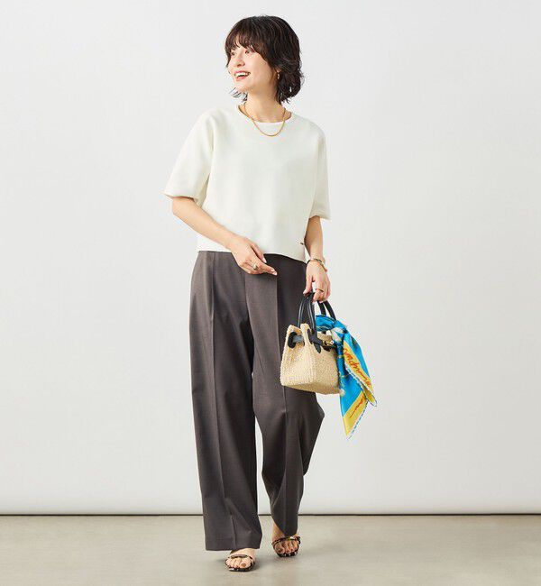 NOLLEY'S「《手洗い可能》ホールガーメントニットＴ」|ニット・セーター|