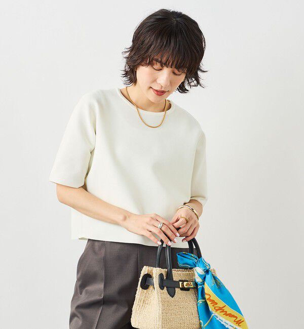 NOLLEY'S「《手洗い可能》ホールガーメントニットＴ」|ニット・セーター|