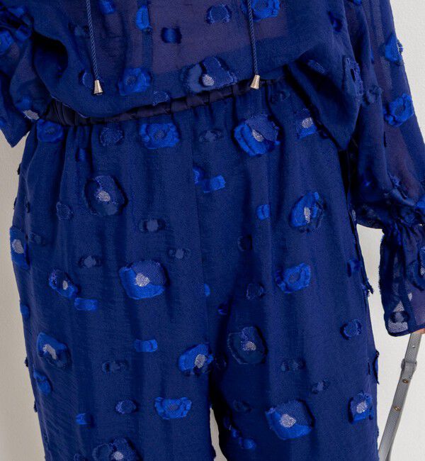 NOLLEY'S「《セットアップ対応》【KIRYU】 MIXウォッシャブルフラワー柄ジャガードパンツ」|その他|