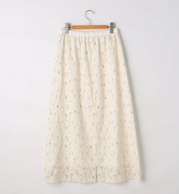NOLLEY'S「《セットアップ対応》【KIRYU】ウォッシャブルラメジャガードスカート」|フレア|