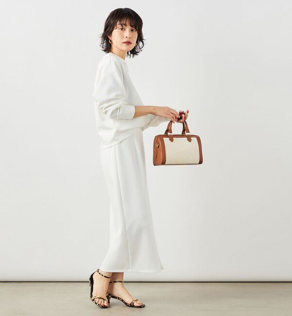 NOLLEY'S sophi「《セットアップ対応》ウォッシャブルボートネックライトダンボールプルオーバー」|Tシャツ・カットソー|