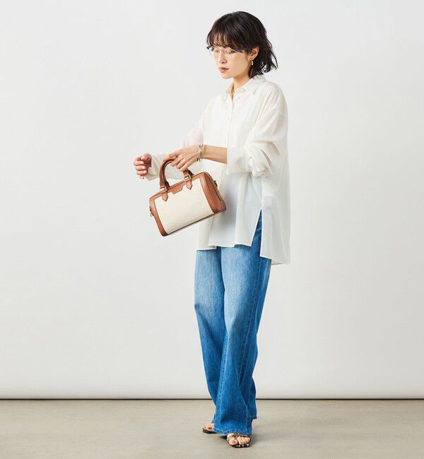 NOLLEY'S sophi「ウォッシャブルトリアセドレープシャツ」|シャツ・ブラウス|