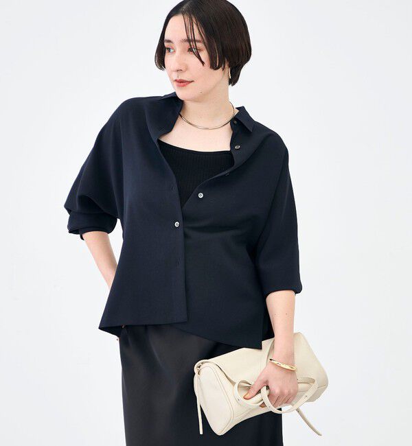 NOLLEY'S sophi「NEW morisachi《セットアップ対応》ウォッシャブルストレッチツイルドルマンシャツ」|シャツ・ブラウス|