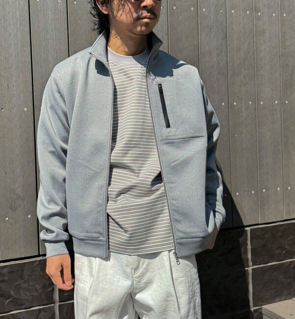 NOLLEY'S goodman「《セットアップ対応》ダブルニットZIPスタンドカラー 26SS」|ブルゾン・スタジャン|