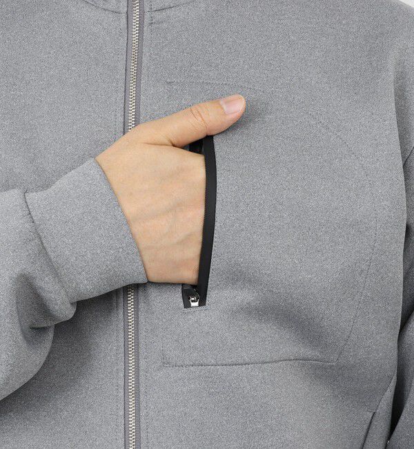 NOLLEY'S goodman「《セットアップ対応》ダブルニットZIPスタンドカラー 26SS」|ブルゾン・スタジャン|