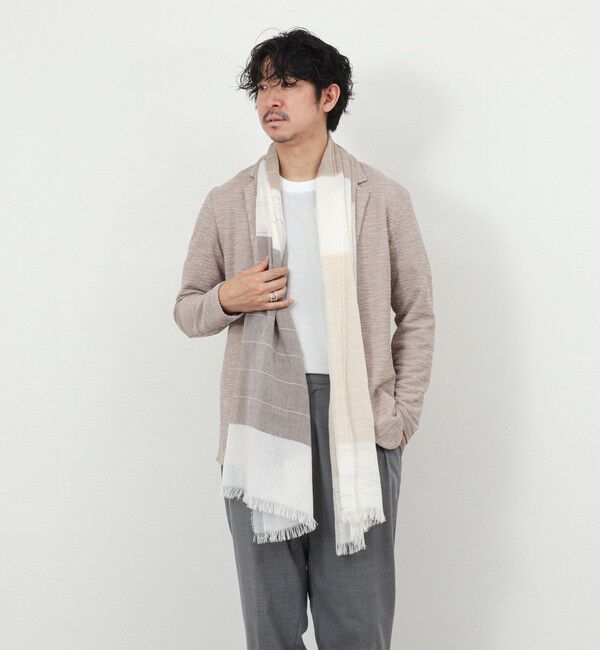 NOLLEY'S goodman「ライトボーダーストール80」|ストール|