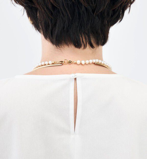 NOLLEY'S「ウォッシャブルサラドラトリコットペプラムブラウス」|シャツ・ブラウス|