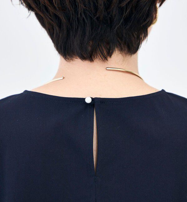 NOLLEY'S「ウォッシャブルサラドラトリコットペプラムブラウス」|シャツ・ブラウス|