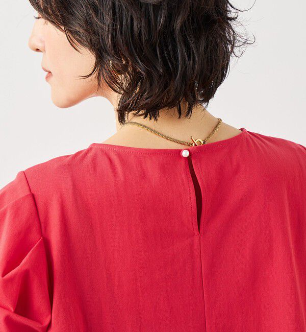 NOLLEY'S「ウォッシャブルサラドラトリコットペプラムブラウス」|シャツ・ブラウス|