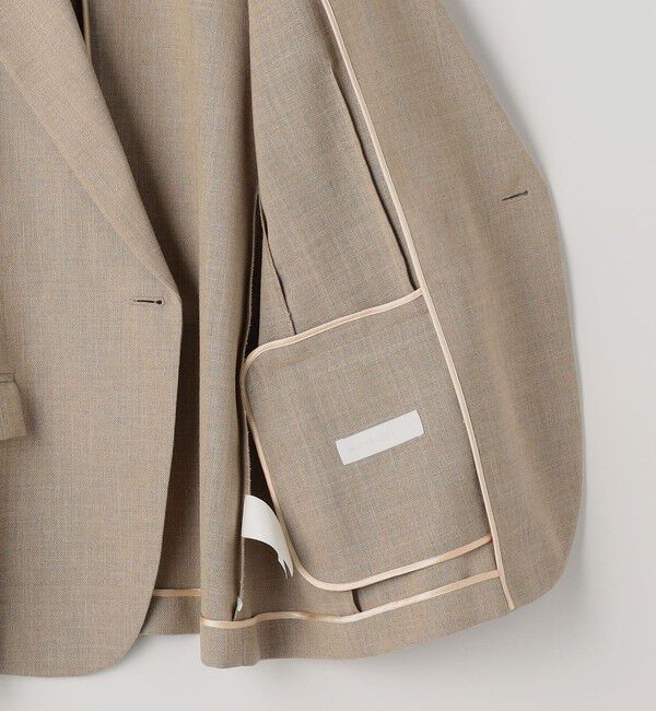 NOLLEY'S sophi「ウォッシャブルリネンライクオーバージャケット」|テーラードジャケット|