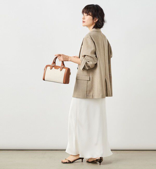 NOLLEY'S sophi「ウォッシャブルリネンライクオーバージャケット」|テーラードジャケット|