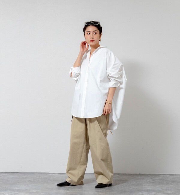 MAQWEL「【MAQWEL/マクウェル】ウォッシャブルカーブチノパンツ」|チノ|