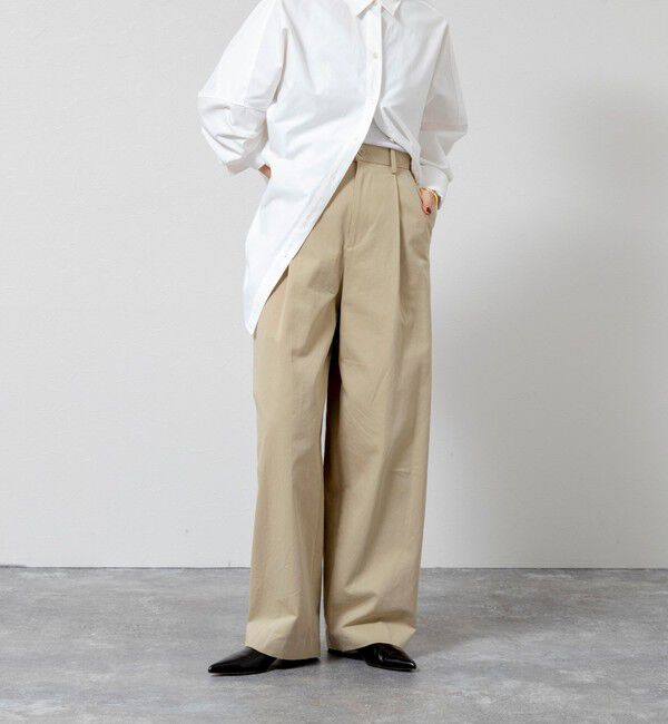 MAQWEL「【MAQWEL/マクウェル】ウォッシャブルカーブチノパンツ」|チノ|