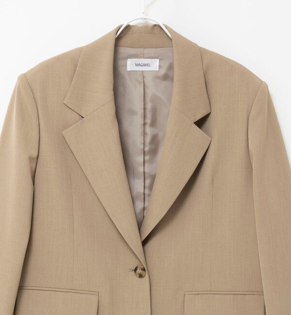 MAQWEL「【MAQWEL/マクウェル】オーバージャケット」|テーラードジャケット|