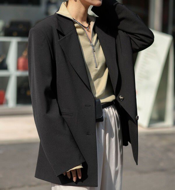 MAQWEL「【MAQWEL/マクウェル】オーバージャケット」|テーラードジャケット|