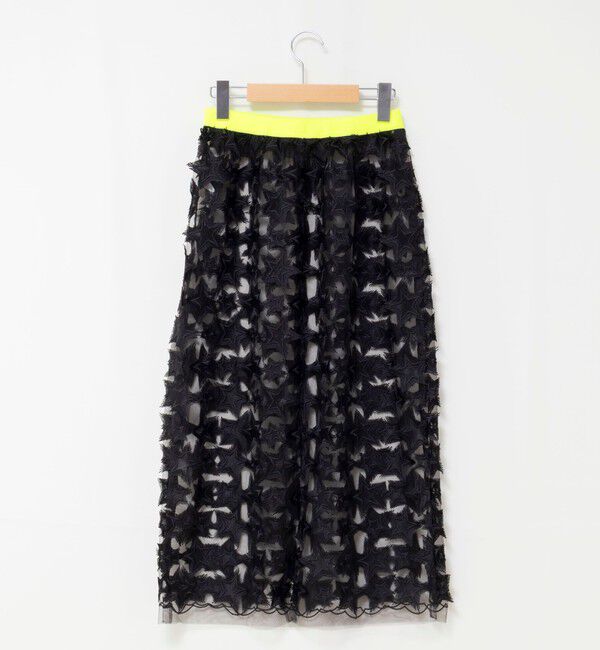 Rie Miller「45th limited editionウォッシャブルスターフリンジタイトスカート」|タイト|