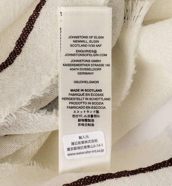 NOLLEY'S goodman「【Johnstons of Elgin/ジョンストンズ・オブ・エルガン】WB002860 Cyrus Scarf 70」|ストール|