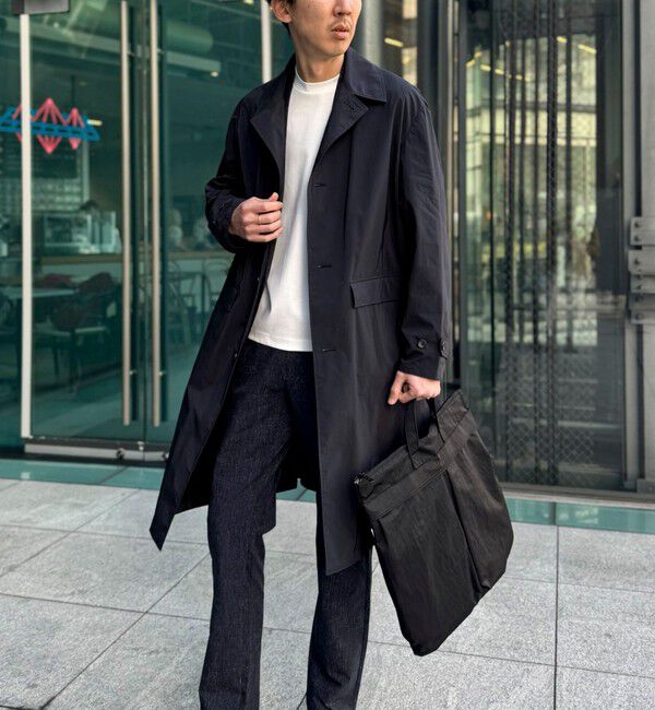 NOLLEY'S goodman「《ビジカジ対応》【ダントツ撥水】ステンカラーコート 26SS」|ステンカラーコート|