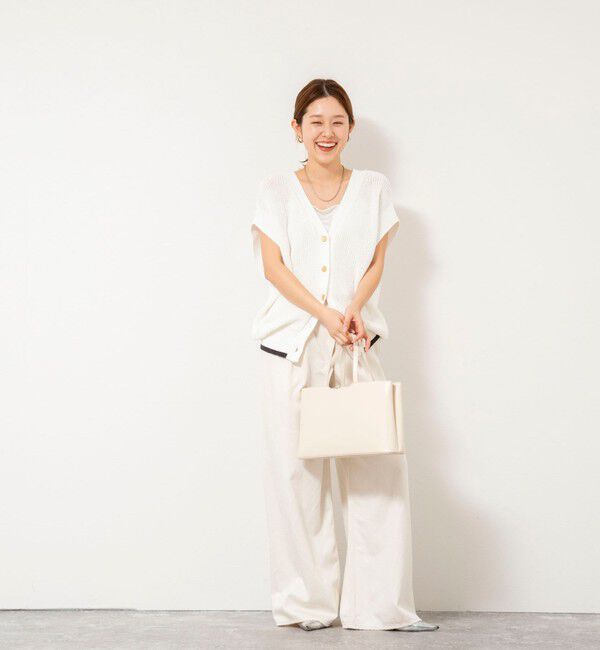 NOLLEY'S「【WEB限定】《手洗い可能》ペーパーヤーン2WAYベスト」|ベスト・ジレ|