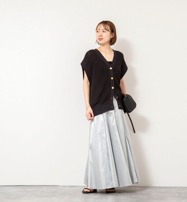 NOLLEY'S「【WEB限定】《手洗い可能》ペーパーヤーン2WAYベスト」|ベスト・ジレ|