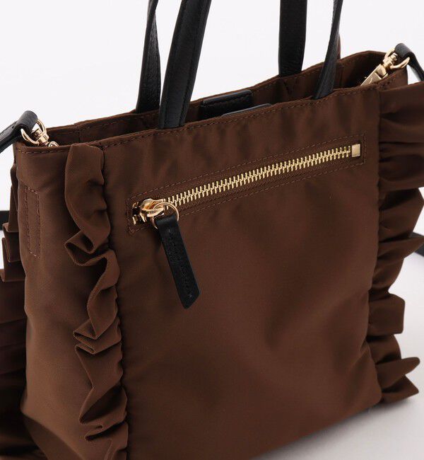 NOLLEY'S「【nolnol/ノルノル】ナイロンフリルミニトートバッグ」|トートバッグ|