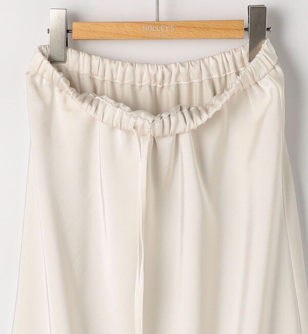 NOLLEY'S sophi「ウォッシャブルダブルサテンナロースカート」|フレア|