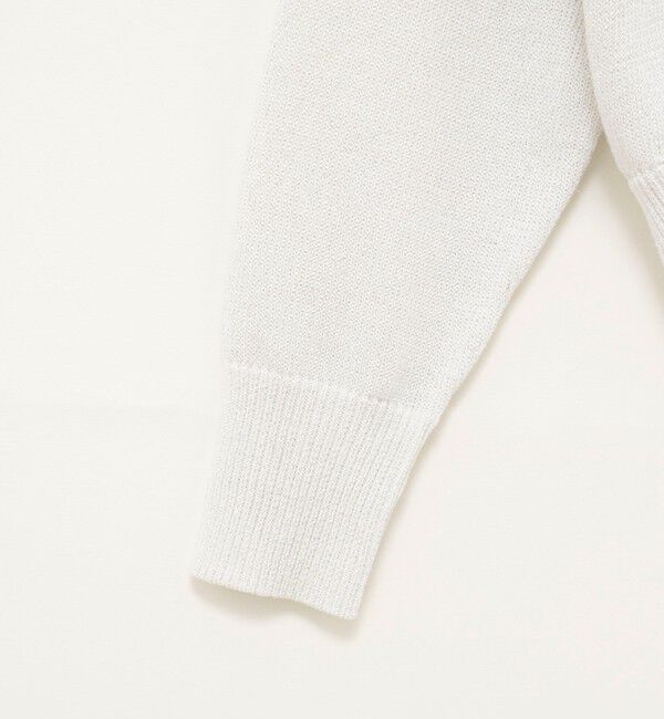 NOLLEY'S「《手洗い可能》ギマコットンポロ襟プルオーバー」|ニット・セーター|