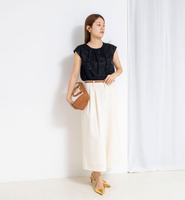 NOLLEY'S「ウォッシャブルレースレイヤードブラウス」|シャツ・ブラウス|