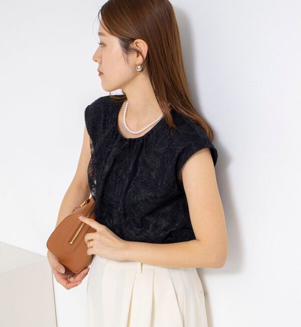 NOLLEY'S「ウォッシャブルレースレイヤードブラウス」|シャツ・ブラウス|
